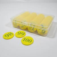 ราคา CNF เหรียญพลาสติก เหรียญเล่นเกมส์ เรียงเลข 1 100 ขนาด 25 mm สื่อการเรียน กิจกรรม (651582365)