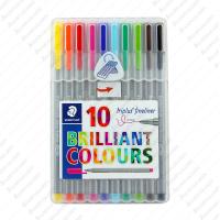ราคา ชุดปากกา Staedtler triplus fineliner 10 สี 334 SB10 (7019392826)