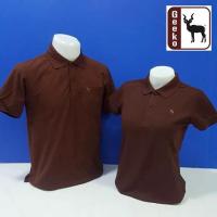 ราคา เสื้อโปโล Geeko ตรากวาง สีน้ำตาล (7661987642)