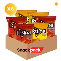 ราคา แพค 6 Snackpack Doritos โดริโทส ข้าวโพดแผ่นทอดกรอบ 32 บาท มี 3 รสให้เลือก (21572551676)