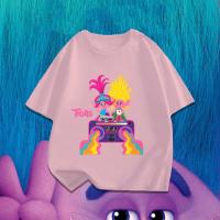 ราคา เสื้อยืด Trolls World Tour ไม่จำกัดเพศ ฝ้าย ขนาด ใหม่ ราคาถูก (21209722367)