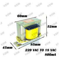 ราคา Transformer หม้อแปลงไฟฟ้า Input 220VAC Output 18VAC 18 0 18VAC 22VAC 22 0 22VAC 24VAC 24 0 24VAC 110VAC 800mA (17478965707)