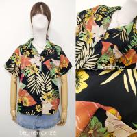 ราคา เสื้อเชิ๊ตแขนสั้นฮาวาย เสื้อลายดอก ฮาวายใส่ไปทะเล ธีมสงกรานต์ (21473065583)