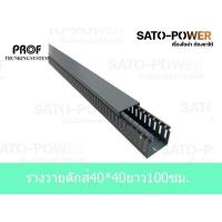 ราคา รางวายดัก NANO WD4040NANO 40x40 ยาว 30ซม 50ซม 99ซม รางเก็บสายไฟ สีเทา รางเก็บสายไฟแบบทึบ รางครอบสายไฟพลาสติก แบบโปร่ง (15004290835)