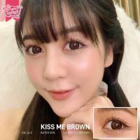 ราคา สายตาปกติ Kitty kawaii Kiss me brown เลนส์บิ๊ก (16200186547)