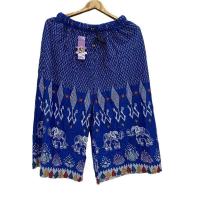 ราคา ส่งไว กางเกงขาบาน ลายไทย ทรงสวยผ้าดี (21467128434)