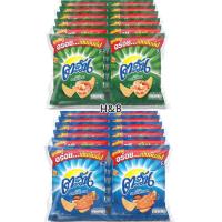 ราคา ตะวัน ข้าวเกรียบ รสหมึกสามรส รสกุ้งกรอบ ขนม แพ็ค12ซอง ตะวัน Lays (14660792427)