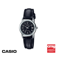 ราคา CASIO นาฬิกาข้อมือ CASIO รุ่น LTP V002L 1BUDF สายหนัง สีดำ (335167130)