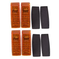 ราคา 4ชิ้นรถพิทักษ์เลี้ยวไฟแสดงสถานะ Repeater โคมไฟปกสีเหลืองสำหรับ Benz W124 R129 W140 W202 W201 (20161123533)
