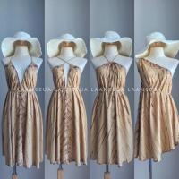 ราคา Mini beaches dress เดรสสั้นสไตล์ฮาวาย เดรสไปทะเล เดรสมัดย้อม (18209666688)