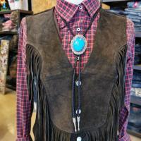 ราคา โบโลไทด์ สร้อยคอคาวบอย เนคไทสไตล์คาวบอย เข็มกลัดคาวบอย Bolo tie Cowboy necklace Set B จี้หินสี (21534578178)