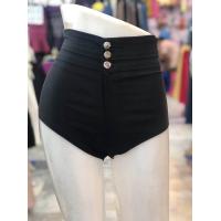 ราคา กางเกงแดนซ์เซอร์ กางเกงโค ขาสั้นเอวสูงแต่งเอวสามกระดุมซิปหน้า (20304208327)