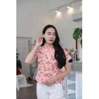 ราคา เสื้อป้ายเจ้านาง ลายดอกเดซี่ แขนสั้นต้อนรับสงกรานต์ ขนาดเสื้อป้าย (21501703979)
