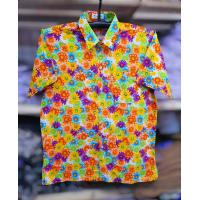 ราคา เสื้อลายดอก ลายทานตะวันเล็ก เสื้อสงกรานต์ เสื้อเชิ้ตทำงาน เสื้อฮาวาย เสื้อวินเทจ (21461237712)