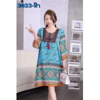 ราคา มินิเดรสสาวอวบสไตล์โบฮีเมียน (21580077765)