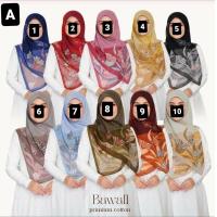 ราคา ฮิญาบสามเหลี่ยม บาวาคอตตอนติดเพชรกระจาย บาวาลาย ขนาด 45 (18068033621)