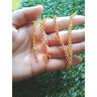 ราคา สร้อยคอทองหุ้ม ลายคอตกิต หนัก 2 สลึง แถมฟรีตะขอ (10756269856)
