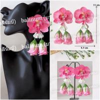 ราคา balinum ต่างหูมาลัยอุบะดอกไม้ ดอกกล้วยไม้ ดอกรัก จำปา จำปี กุหลาบ แบบระย้า มีหลายแบบให้เลือก ดูเก๋และสวยงามมากค่ะ (21594637563)