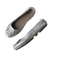 ราคา Tory burch HongKong Tory Burch TB Leather Low Cut Casual Flat Sheepskin round Toe Ballet shoes (19241979193)