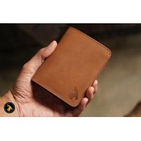 ราคา กระเป๋าสตางค์ใบสั้นทรงตั้ง รุ่น ESYC 23 หนังนูบัคสีสนิม กระเป๋าสตางค์แบบสั้น (21493168951)