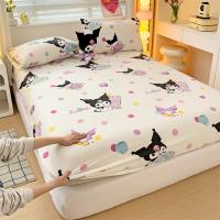 ราคา Dansunreve ผ้าปูเตียงผ้าฝ้าย800TC 100 ผ้าฝ้ายผ้าปูเตียงแบบพอดีไซด์ Sanrio Cinnamoroll ขนาดควีนไซส์ (21280473366)