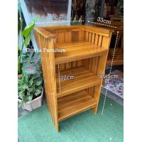 ราคา ชั้นวางของ ไม้สักทอง พร้อมส่ง ชั้นเข้ามุม วางของอเนกประสงค์ (20029613290)