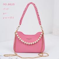 ราคา ส่งจากไทย งานแฟชั่นแท้ สายมือเป็นมุก กระเป๋าสะพายข้างผู้หญิง มุก น่ารักใบขนาดพกพา ใช้ออกงานได้ (21015898361)