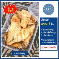 ราคา ซื้อ 1 แถม 1 ปลากะพงทุบ เกรดA เนื้อล้วน หอม ใหม่ อร่อย ขนาด 200 200 กรัม บรรจุกล่อง ขอแนะนำปลาเก๋าทุบ ปลาเห็ดโคนทุบอย่างดี (16583907351)