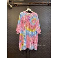 ราคา เสื้อตาข่าย คอกลม ซีทรู มัดย้อม เสื้อใส่ไปทะเล (21562385560)