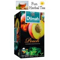 ราคา ชาDilmah Many Flavoured LycheeVanillaPeachGinger HoneyStrawberryMintLemonApple Size 1 5gx20 Tea Bags (21448174574)