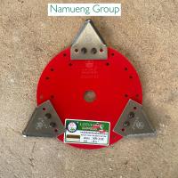 ราคา ชุดจานใบมีดเกี่ยวข้าว ตัดหญ้า3ใบชุด จานตราดอกบัว8 5 พร้อมใบเกี่ยวข้าวTA1 3ใบตราดอกบัว แถมน็อตดำชุบแข็ง6ชุด (17108965858)