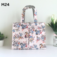 ราคา กระเป๋าผ้าเคลือบกันน้ำ ฐานกว้าง รุ่น M กระเป๋ากันน้ำ ใส่ของได้เยอะ (17460464469)