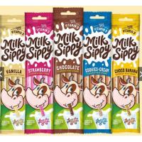 ราคา หลอดดูดนมเปลี่ยนรสชาติพร้อมส่ง1ซองมี5แท่ง รสช็อคโกบานาน่า (17599340442)