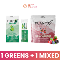 ราคา BeFitBalance Set meal replacement FIBER X 1กล่อง Plant X โปรตีนพืช 1 ถุง (21513974499)