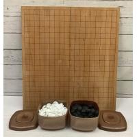 ราคา กระดานหมากล้อม มือสองนำเข้าจากญี่ปุ่น หมากล้อม กระดานโกะ โต๊ะหมากล้อม ไม้ไผ่ญี่ปุ่นแท้ พร้อมตัวหมาก (20842658217)