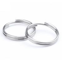 ราคา เนื้อสแตนเลส 304 20ชิ้น 50ชิ้น 100ชิ้น 10mm 51mm อะไหล่พวงกุญแจ ห่วงพวงกุญแจ ห่วงกุญแจวงแหวนเกลียวสองชั้น สแตนเลส (19501382515)