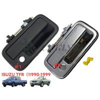 ราคา มือเปิดประตูหน้า ด้านนอก มี ข้างซ้าย ข้างขวา ชุปโครเมี่ยมและดำ ISUZU TFR 1990 1999 มังกรทอง 1997 1999 ดาร์กอนอาย (16713677466)