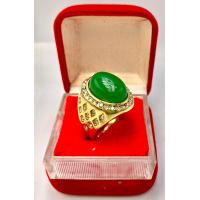 ราคา แหวนทอง 18K พลอยหยกพม่าสีเขียว ช่วยเสริมราศี ความร่ำรวย ความอุดมสมบูรณ์ (21528759733)