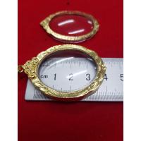 ราคา กรอบพระแกะลายทองชุบเกรดเอ ยกชุ้มหัcสิง งานพับหลัง (21103158246)