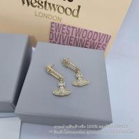 ราคา Vivienne Westwood LUCRECE EARRINGS ต่างหูวิเวียน เวสวู๊ด จี้เข็มกลัด รุ่นใหม่ มีอะไหล่ เงิน ทอง งานไฮเอน 1 1 ไม่รวมกล่อง (21503057958)