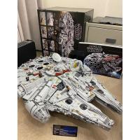 ราคา LEGO Lego Building Blocks Star Wars Millennium Falcon Chinese Spaceship High difficulty Assembly Model Boys Toy (21475087979)