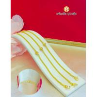 ราคา สร้อยมือทองคำแท้ 96 5 น้ำหนัก 1 9 กรัม หรือ 1 2 สลึง มีใบรับประกันจากร้านทองโดยตรง (21489677484)