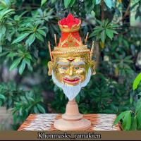 ราคา เศียรพ่อแก่ เศียรพ่อแก่นารอด เศียรพ่อแก่ตาไฟ เศียรปู่ฤาษีตาไฟ เศียรปู่ฤาษีนารอด ขนาดครอบครูครอบศีรษะ งานกระดาษ ปั้นมือแบบโบราณ ปิดทอง ประดับเพชร พร้อมฐานสีแดงแถมฟรี (21295504216)
