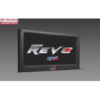 ราคา ของแท้ กรอบป้ายทะเบียน GR โตโยต้า รีโว่ ฟอร์จูนเนอร์ Toyota Fortuner Hilux Revo Prerunner 4x4 Rocco Hilux Revo Z Edition Hilux Revo Standard Cab (9906434150)