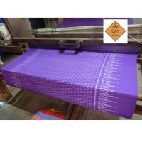 ราคา ผ้าฝ้ายมัดหมี่ทอมือ 4 ตะกอ ลายเม็ดข้าวสาร สีม่วง ร้านนิภาผ้าไทย เนื้อผ้าลายลูกแก้ว ใส่เป็นผ้าถุงหรือตัดชุดสำเร็จผ้ายาว 2ม (21613082630)