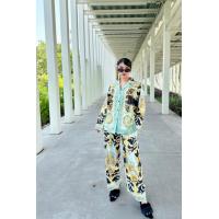 ราคา olive branch Fendi Set เปล่งประกาย เซ็ทเสื้อกางเกงลายโรมันป้าย YPY (19375840709)