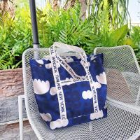 ราคา Mori bag กระเป๋าสะพายผ้าแคนวาส สายยาว มีกระดุมเก็บทรง 2 ข้าง (21633639394)