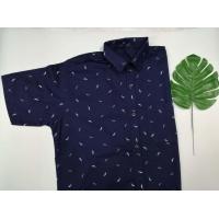 ราคา เสื้อเชิ้ตแขนสั้นพิมพ์ลายขนนก (16365725442)