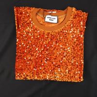 ราคา เสื้อวิบวับ เสื้อเชิ้ตแขนสั้น เสื้อแฟชั่นวิ้งๆ (21433751765)