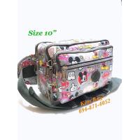 ราคา สีพื้น โดเรม่อน คิตตี้ มิกกี้เมาส์ กระเป๋าคาดเอว doraemon kitty Mickey Mouse 10 นิ้ว (20978284828)